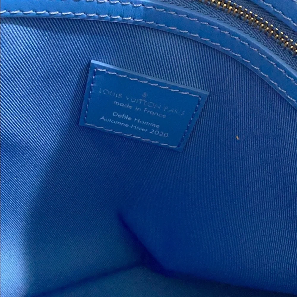 Louis Vuitton Blue Cloud Keepall Virgil Abloh Limited Edition Runway
